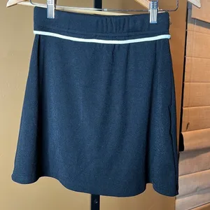 Cider Black Ribbed Skater Skirt Mini Size Small NEW! thumbnail 3