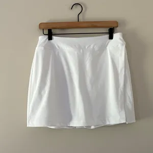 OUTDOOR VOICES Court Skort 4.5″ White Activewear‎ Tennis Pickleball Size L thumbnail 15