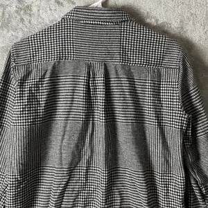 Vilagallo Checked Fringe Zip Up Wool Dress Black White Houndstooth Size 36 US‎ 4 thumbnail 4