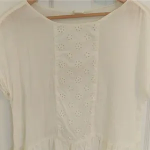 ✨ Wild Pearl Cream Flowy Babydoll Eyelet Top✨ thumbnail 3