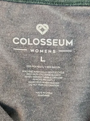 Colosseum Womens Distressed Baylor Bears Gray Boxy Fit Shirt Size Large thumbnail 8