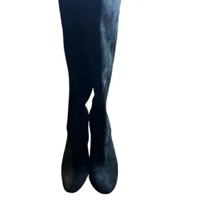 Sam Edelman Boots Womens Size 9.5‎ Black Suede Caprice Knee High Tall Block Heel thumbnail 2