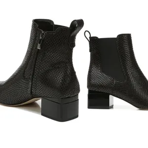 Franco Sarto NIB Wandi Snakeskin Embossed Chelsea Boot NEW Nordstrom Direct $150 thumbnail 6