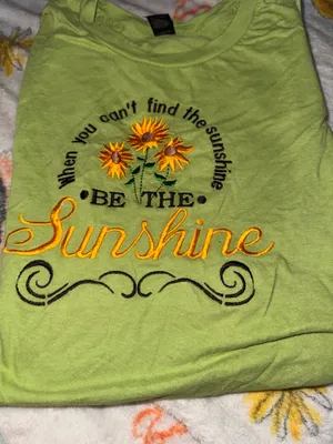 Embroidered top Green Size XL thumbnail 1