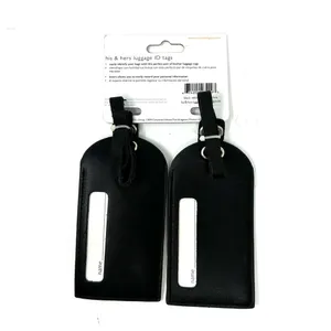 MR. & MRS. luggage tags, NWT Black thumbnail 5