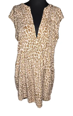 Anthropologie‎ Pilcro Leopard Tunic Dress Size: XL thumbnail 1