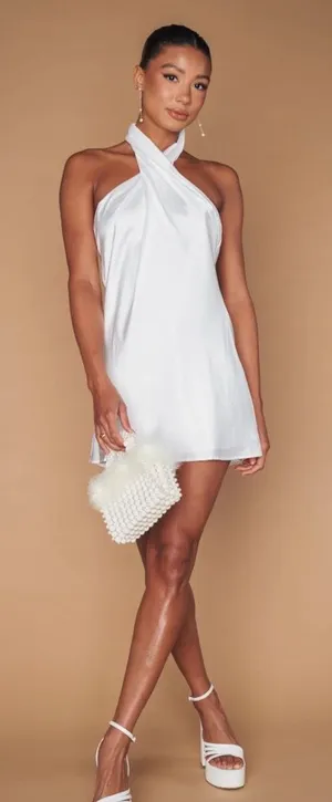 Show me your mumu jasmine halter mini dress NWT thumbnail 1