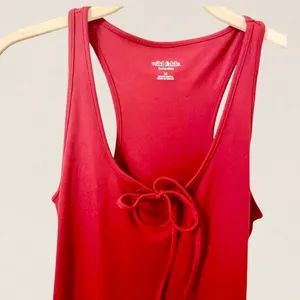 Wild Fable Burgundy ButterBliss Keyhole Tie Racerback Midi Bodycon Dress‎ Medium thumbnail 5