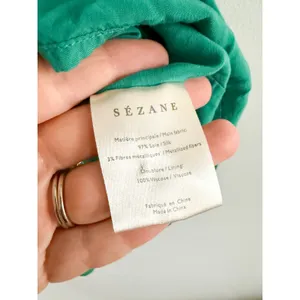 Sézane | Alexandra Green‎ Striped Dress Tie Back | SZ 34 / US 2 thumbnail 6