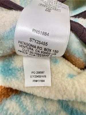 Patagonia Synchilla Snap-T Pullover Fleece Womens L Harvest Moon Owls Cream Blue thumbnail 8