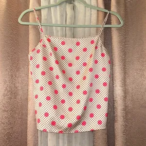 Vintage Victoria’s Secret Size XS Polka Dotted Cami thumbnail 1