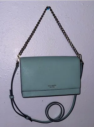 Kate Spade Light Blue Crossbody Purse thumbnail 1