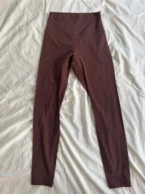 High-Rise Brown Sculpting Leggings thumbnail 5