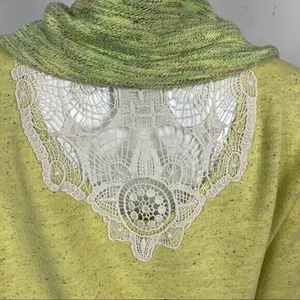 BKE Womens Sweater Small Yellow Snap Front Lounge Streetwear Cozy Retro‎ thumbnail 6