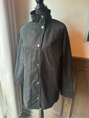 A new day Women's BlackDrawstring Waist Parka Jacket small NWT thumbnail 7