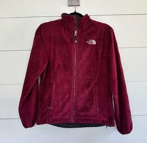 The North Face Maroon Osito Patterned Jacket Size Small thumbnail 1