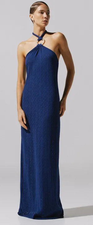NWT BAOBAB Jerico Maxi Dress in Lapis Blue Size Small thumbnail 1
