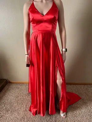Red Prom Dress Size 0 thumbnail 2