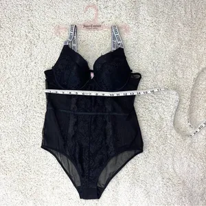 Juicy Couture Push-up Lace and Mesh Bodysuit thumbnail 5