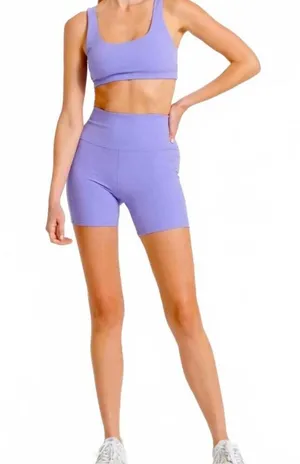 Vuori Studio Pocket Shorts Yoga Workout Athletic VW390 Purple Women's Size Small thumbnail 1
