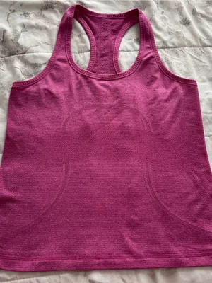 Lululemon Swiftly Tech Raceback Pink Performance Tank Top, size 4 athletic gym thumbnail 12