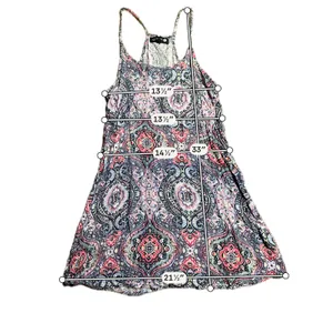 Cotton‎ On Womens Paisley Medallion Racerback Mini Dress Pink Blue XS thumbnail 3