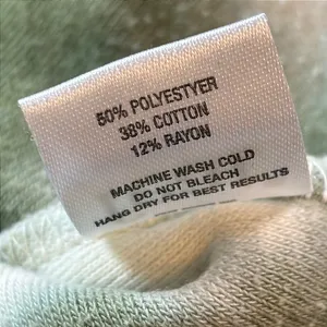 Feat Blanket Hoodie Sage Green‎ Tie Dye Fleece Sweatshirt Womens Medium thumbnail 6