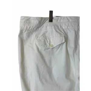 Old Navy Flare Pants 24 Plus Stretch Cotton Mid Rise Wide Leg Cream Casual thumbnail 7