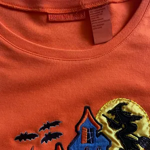 Vintage y2k Fashion Classics Halloween Embroidered Graphic Long Sleeve Tee 🔥 thumbnail 2