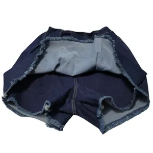 One5One Skort Size Medium W24"3.5" ONE5ONE Blue Denim Skort Pleated Skirt Shorts thumbnail 4