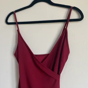Asymmetrical Bodycon Dress Red thumbnail 4