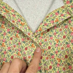 ASOS Yellow Ditsy Floral Midi Dress Womens 10 Long Sleeve Prairie Cottage Core thumbnail 6