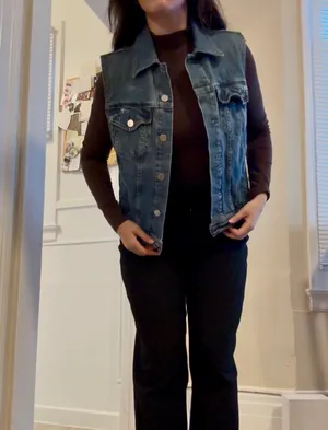 AG Denim Vest thumbnail 3