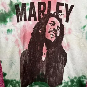 Bob Marley Reggae Tie Dye Tshirt size 2X thumbnail 2