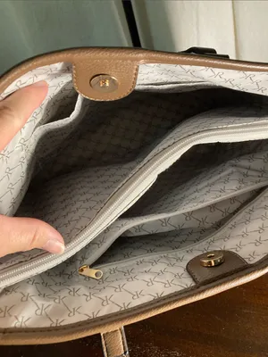 NWT Kim Roger’s chocolate Tote large thumbnail 7