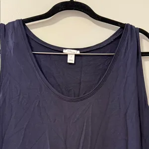 Daily Ritual NWT Navy Blue Tank Top Straight Leg Jumpsuit Size XL thumbnail 3