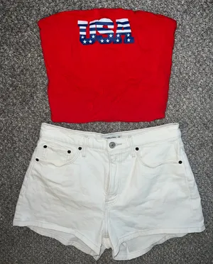 USA Tube Top Red Size M thumbnail 4