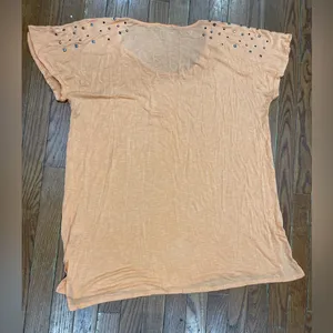 Mossimo Denim Chic Orange Studded Women's Tee thumbnail 10