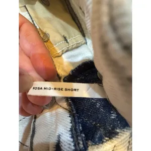 RAG‎ & BONE size 24 Rosa Mid-Rise Boyfriend Shorts White Wash $195 thumbnail 7