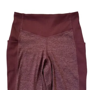 The North Face Dune Sky 7/8 Women's Large Burgundy Leggings Sporty UPF40 | 0122 thumbnail 5