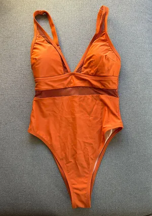 Amazon Orange One Piece Swimsuit thumbnail 1