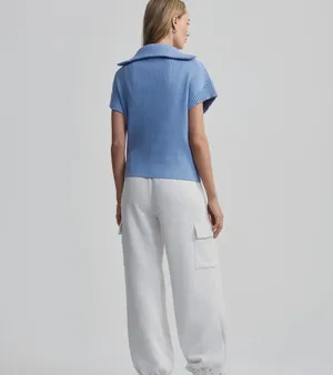 Varley Rory Half Zip knit Ashley blue  thumbnail 5