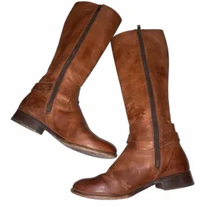 Frye Brown Leather Melissa Belted Tall Boots 7 thumbnail 7