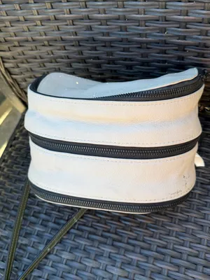 Marc Jacobs REVERSIBLE leather Crossbody / Creme /Hunter Green, GOAT leather thumbnail 15