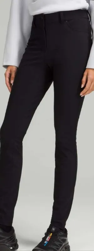 {24} Lululemon City Sleek 5 Pocket Pant Black thumbnail 1