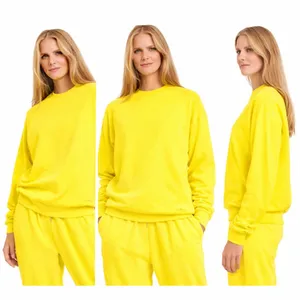 NWT PSK Collective Canary Yellow Sweatshirt & Joggers Set Size 2X | Athleisure thumbnail 2
