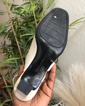 Naturalizer Genuine Leather Cream beige nude square toe mules slingback pumps 2.5” kitten heels -office siren core-Size 6M Excellent condition #coquette #twee #fairycore thumbnail 6
