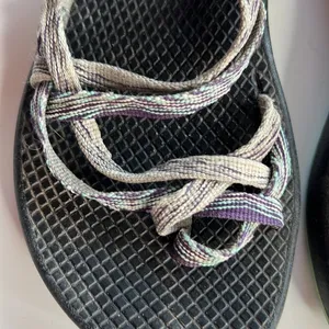 Chaco ZX/2 Classic Double Strap Toe Loop Sandals Gray Purple Women’s Size 7 thumbnail 2