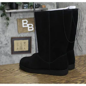 NEW Universal Thread Womens Sarah Suede Shearling Winter Boots 91467407 Black 7M thumbnail 6