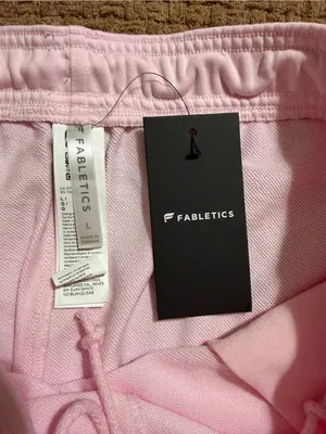 Pink Fabletics Comfort Shorts-Large thumbnail 4